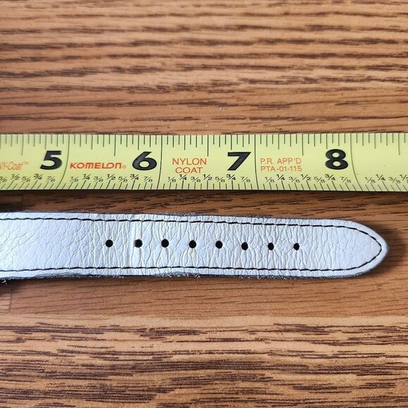 JUICY COUTURE Vintage G&P Silver And Leather Watch FEMININE - Picture 7 of 10